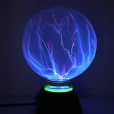 Lampe boule de plasma Lumière plasma magique 5 pouces Lampe globe statique